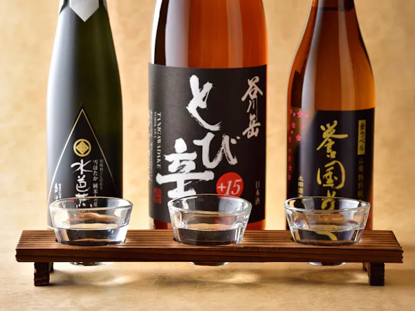 【酒を愉しむ旅へ】群馬の地酒 季節の三献プラン