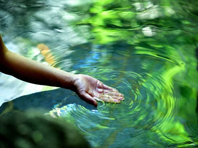 温泉でゆったり