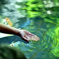 温泉でゆったり