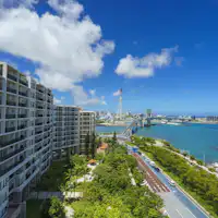 コーナースイートからの眺望