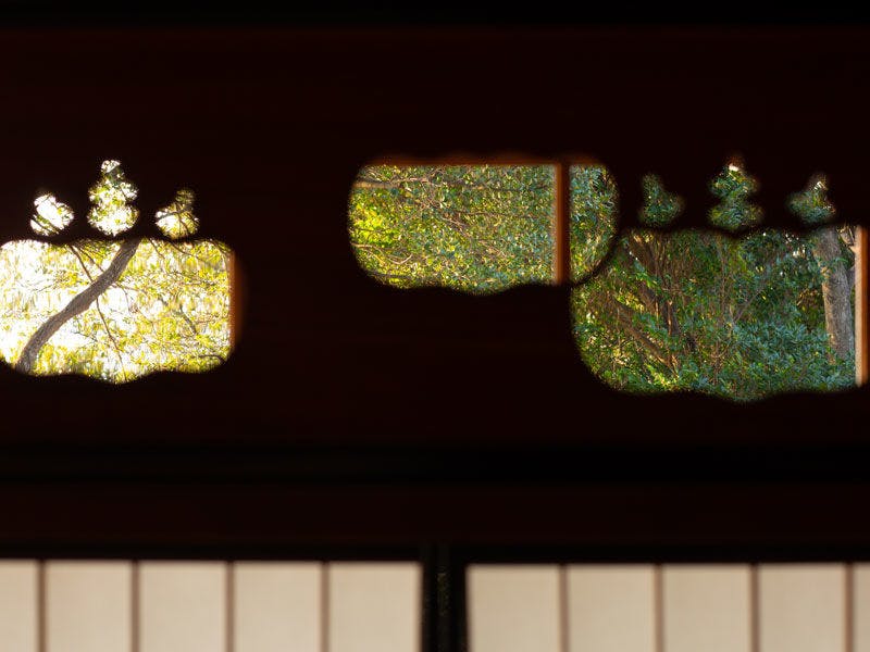 ■ 从馆内眺望的景色