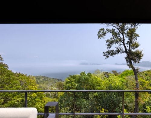 贅奏スイート　テラスから眺める景色