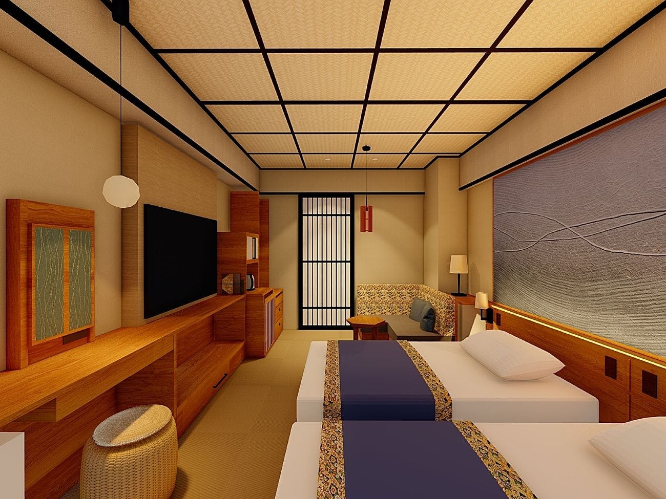 【Diperbaharui】Bilik Twin (Dilarang Merokok) *Gambar rujukan*