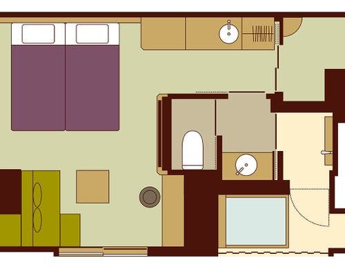 半露天風呂付デラックスダブル(30平米)