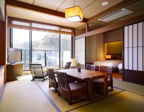 【別邸】半露天風呂付き和洋室（誕生寺側）