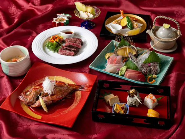 【房州満喫プラン|おもてなし会席】伊勢海老&和牛ステーキで山海の幸を堪能!贅沢会席コース<1泊2食>