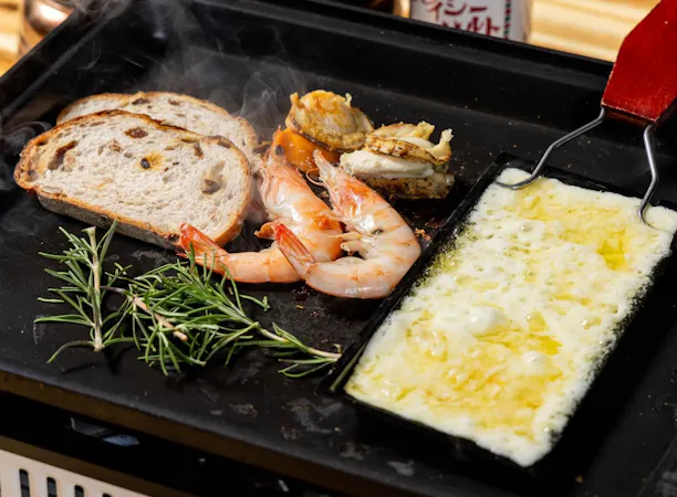 3種のチーズ&ワイン BBQ