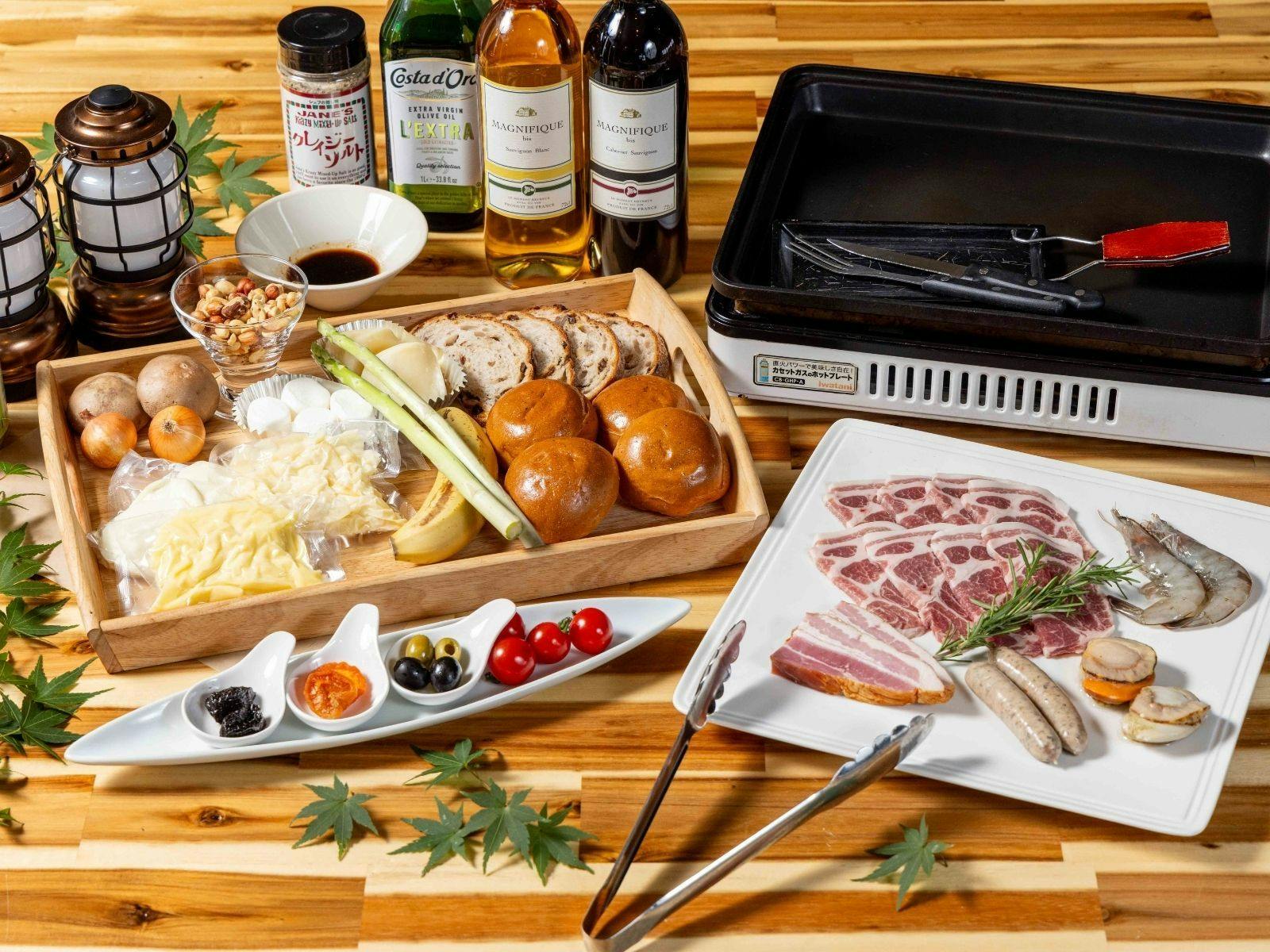 ３種のチーズ＆ワイン BBQ