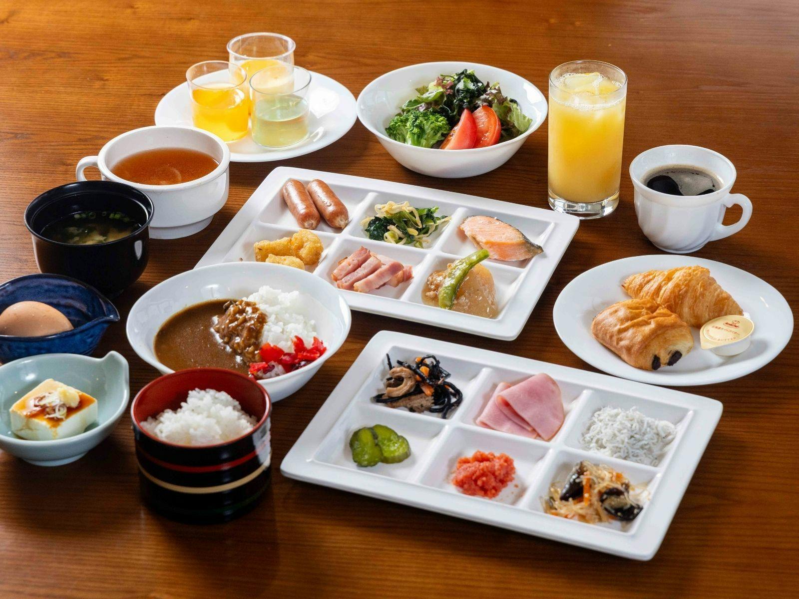朝食 バイキング