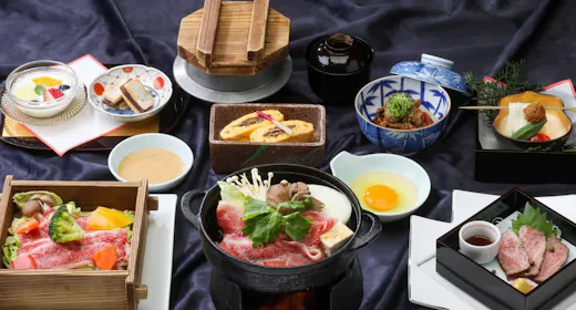 【会席人気No.1】滋賀にきたら近江牛!認定近江牛のメニューが6品はいったー近江牛会席ー