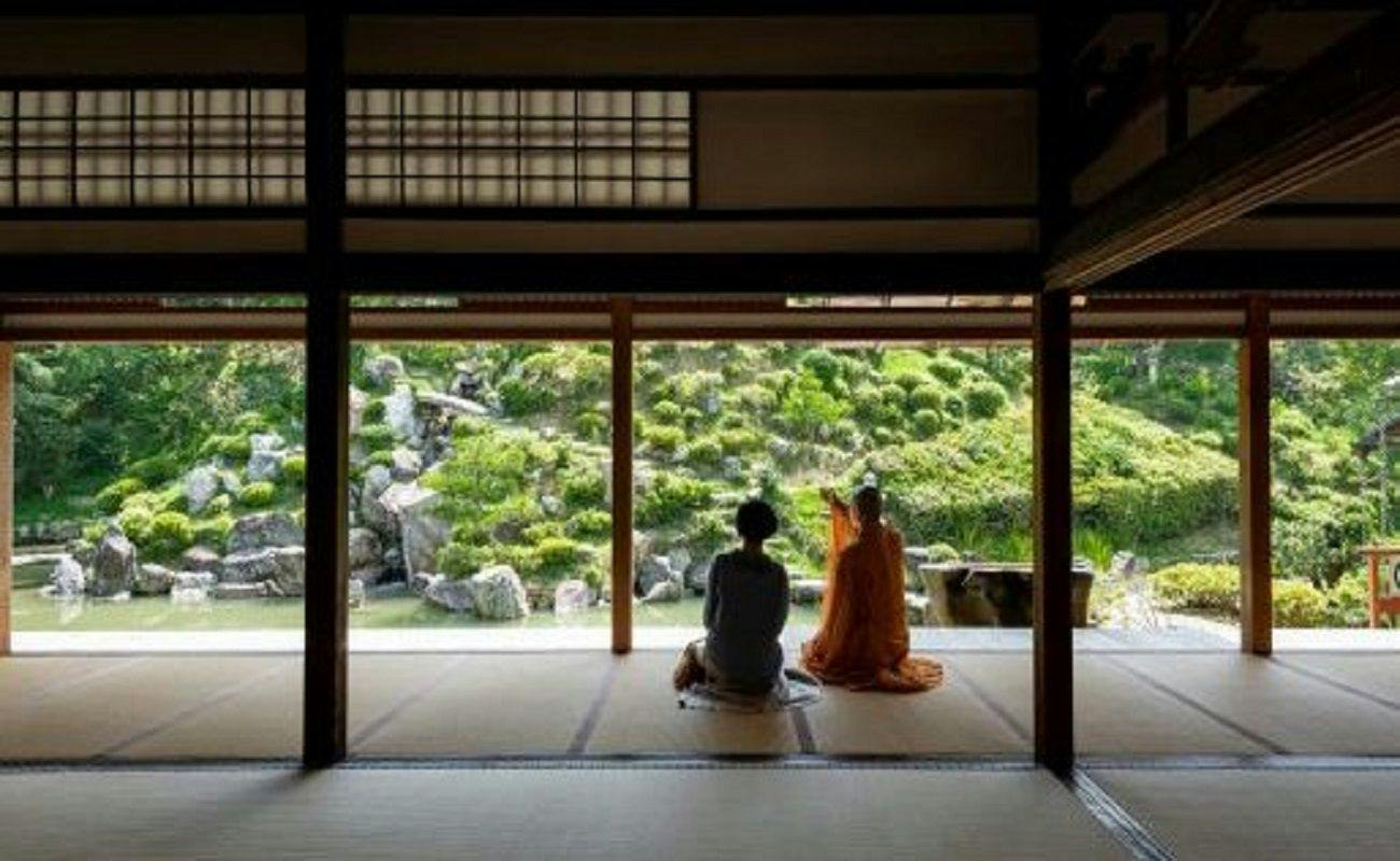 【早朝集合　お寺での和朝食付】宿坊で心清らかに朝のひとときを。智積院で朝拝体験とご朝食　12時out