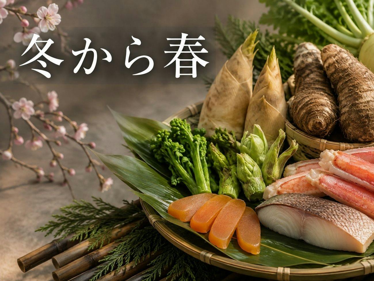 四季を味わう季節の京会席「冬から春」