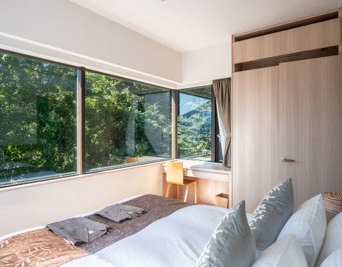 1ベッドルームDX　寝室