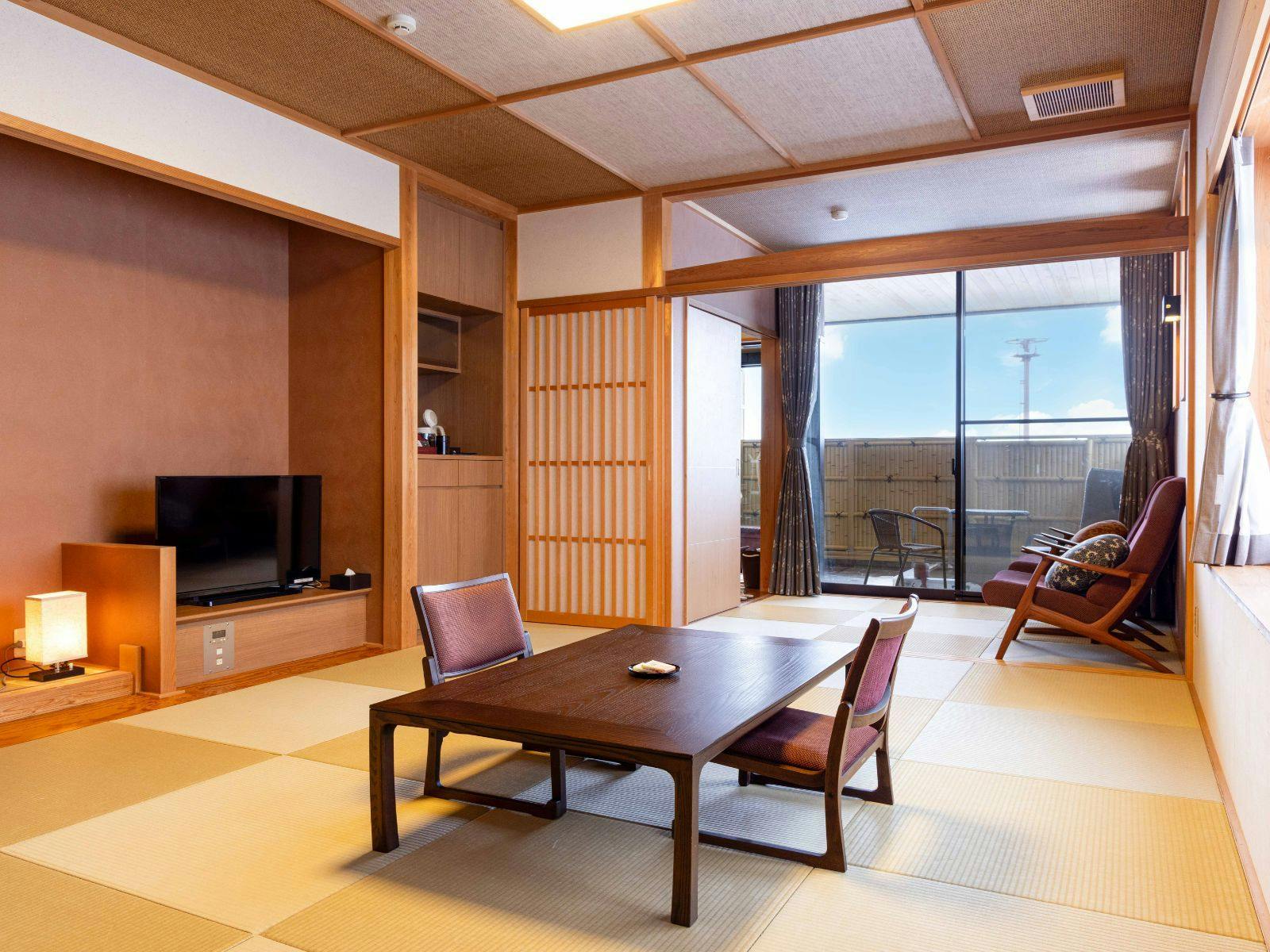 Manten no Yado: All Rooms Equipped with Open-Air Natural Hot Springs