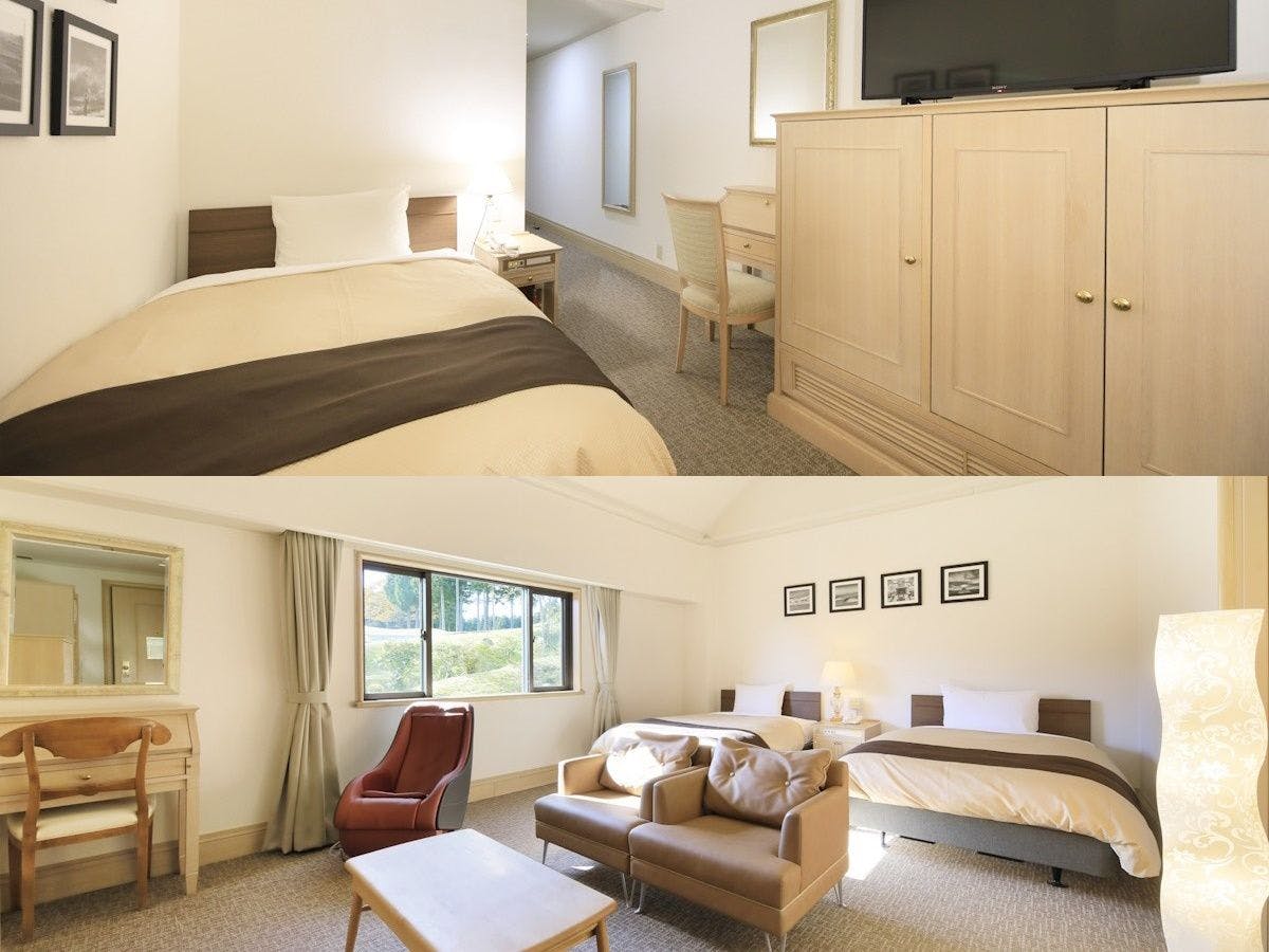 单人间或双人间由酒店安排