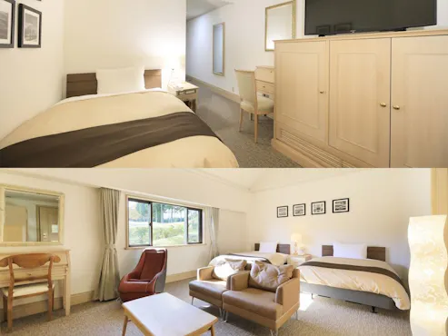 单人间或双人间由酒店安排