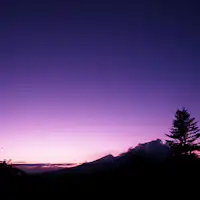 ยามเย็นที่ภูเขาอาซามะ / เมืองคารุอิซาวะ