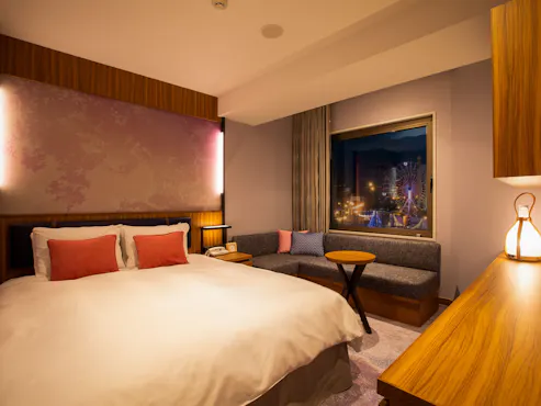 【遊樂園景觀】雙人房