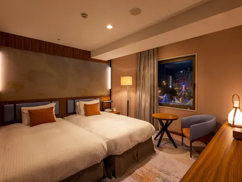 【遊樂園景觀】雙人房