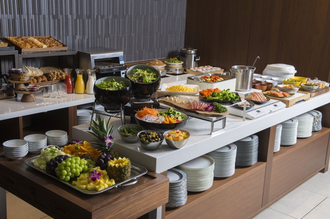 朝食ビュッフェ