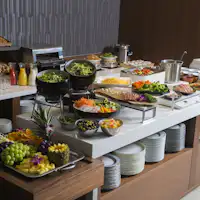 朝食ビュッフェ