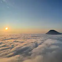 アンヌプリ山頂から見る雲海