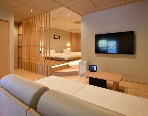 なごり雪　温泉露天風呂とLDK付