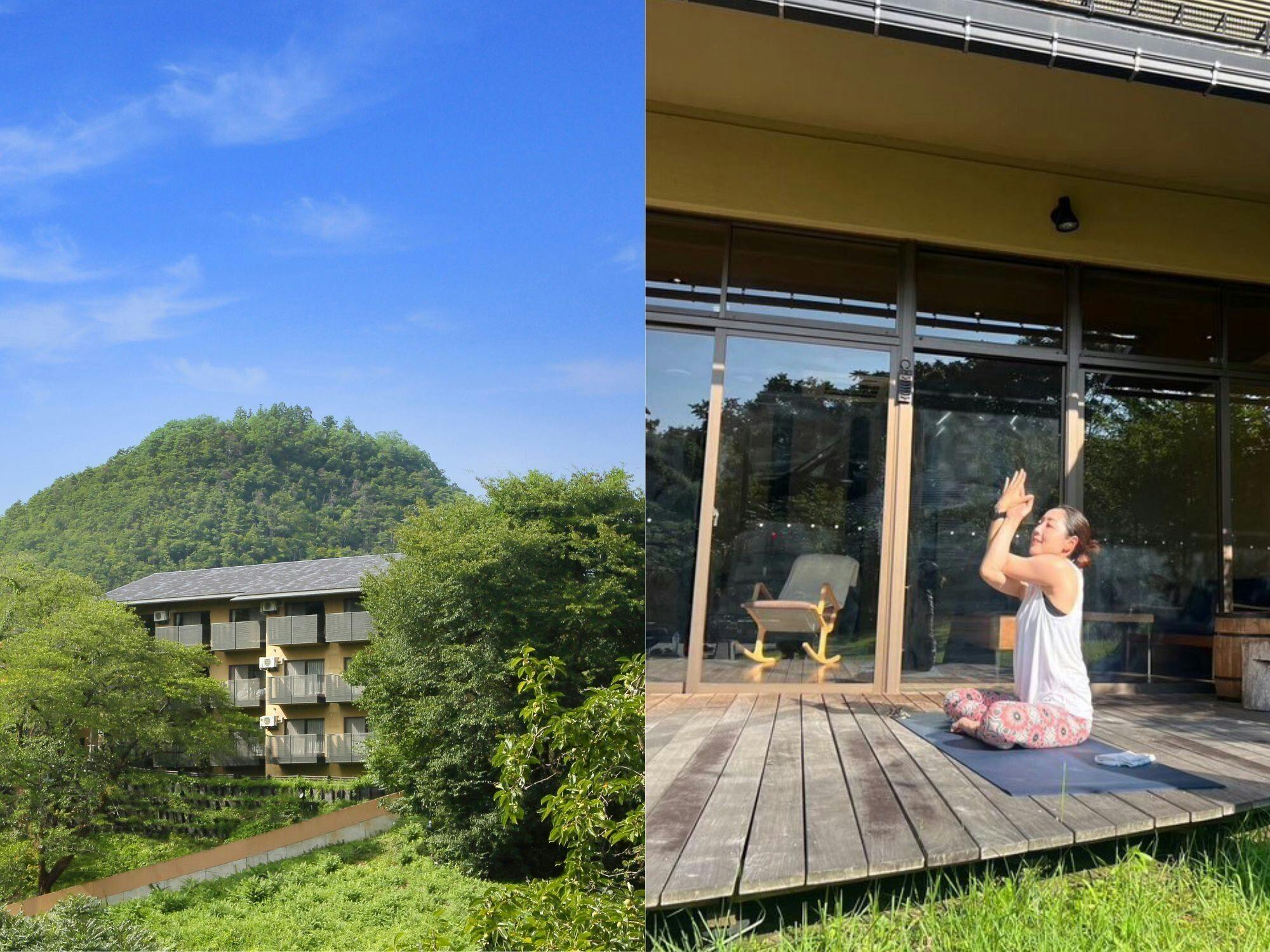 夏の新緑ヨガ体験付きプラン