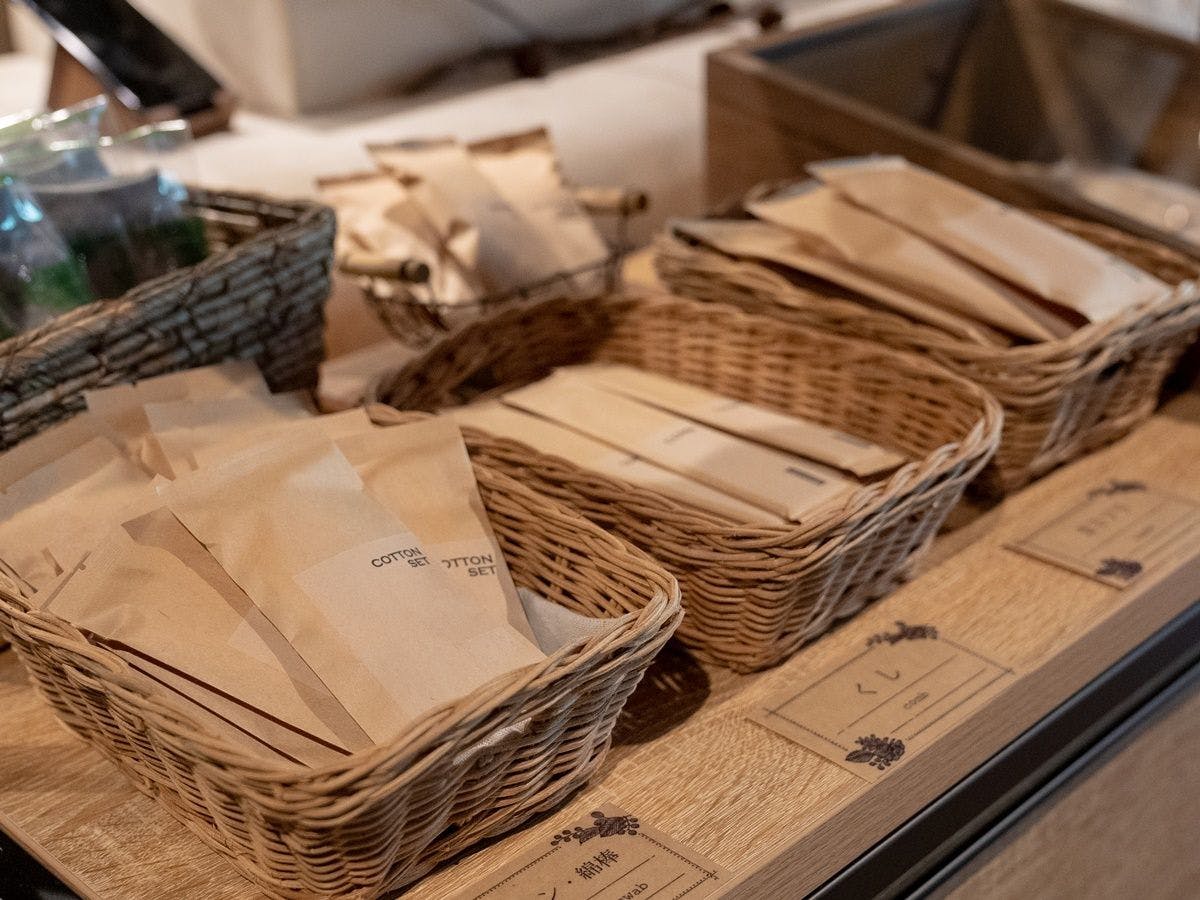 【アメニティ】人にも森にも心地よい宿へ