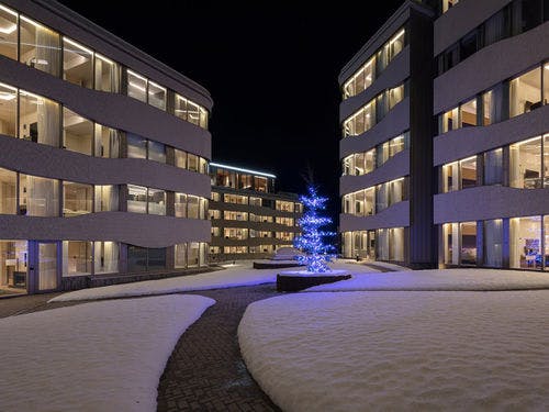 ラグジュアリーなエントランス