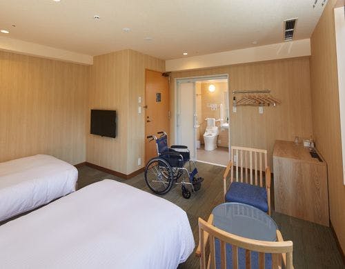 アクセシブルルームルームの床