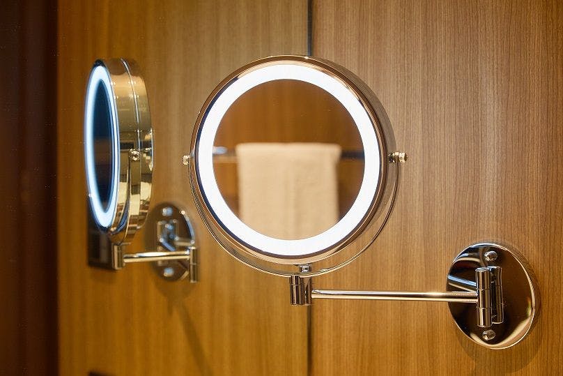 ※ジュニアスイートバスルームの拡大鏡