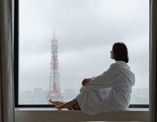 高層階から眺める東京のスカイライン