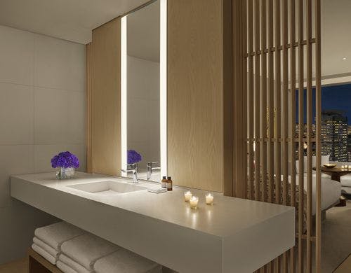 インテリアや居室と一体感のある洗面台