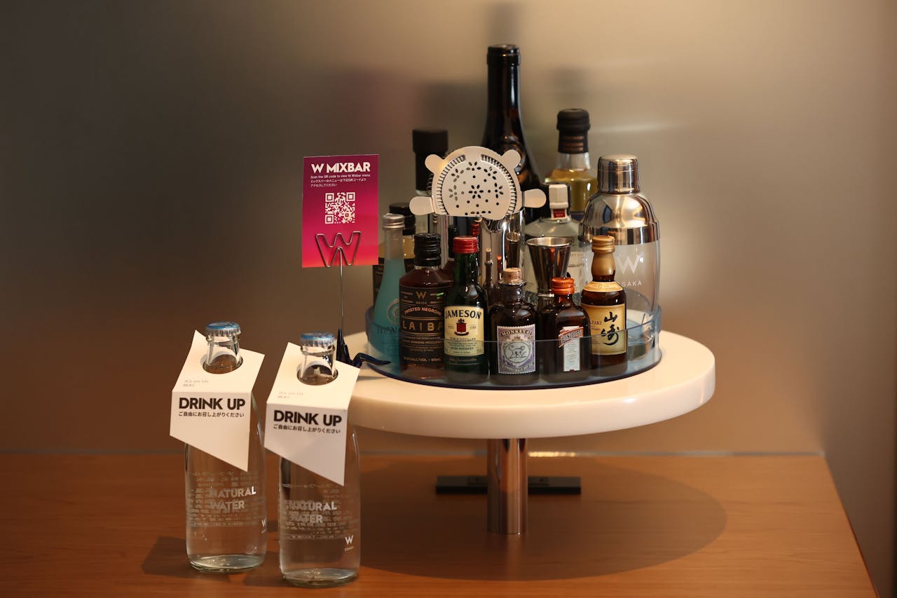 客室の「MixBar(ミックスバー)」