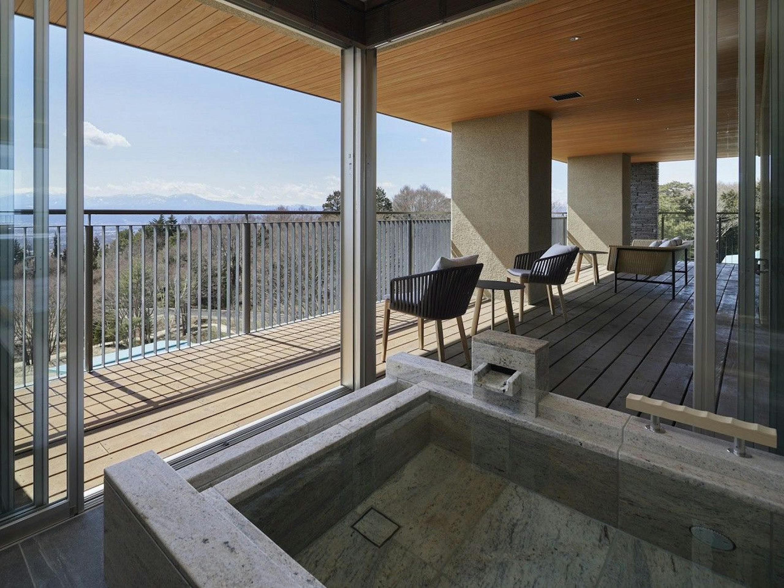 客室露天風呂の画像