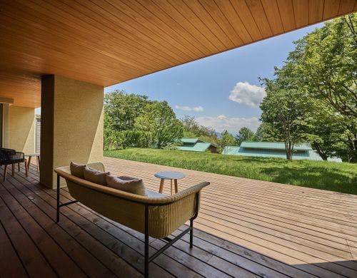 フォレストビュー：テラスからの眺望