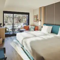 標準雙床花園景觀(冬季)