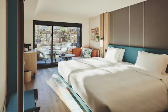 標準雙床花園景觀(冬季)