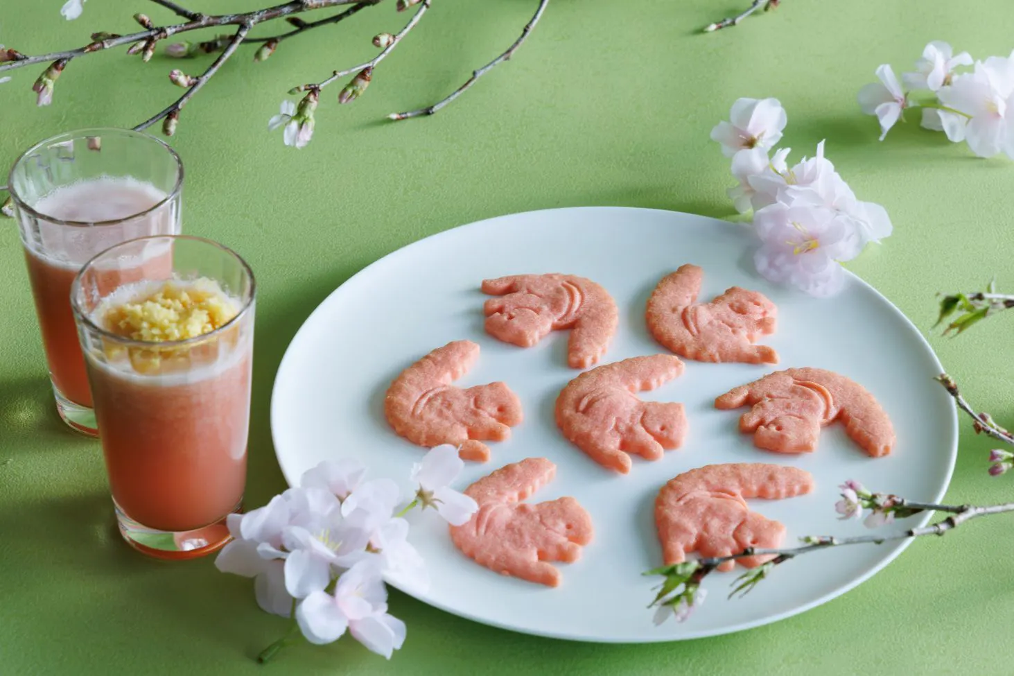 桜色ウェルカムスイーツ＆ドリンクセット！