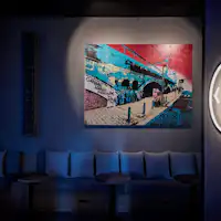 2階 CANVAS LOUNGE アート