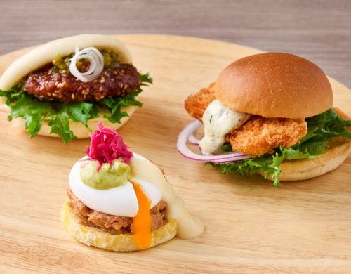 ＜Breakfast Buffet＞バーガー集合