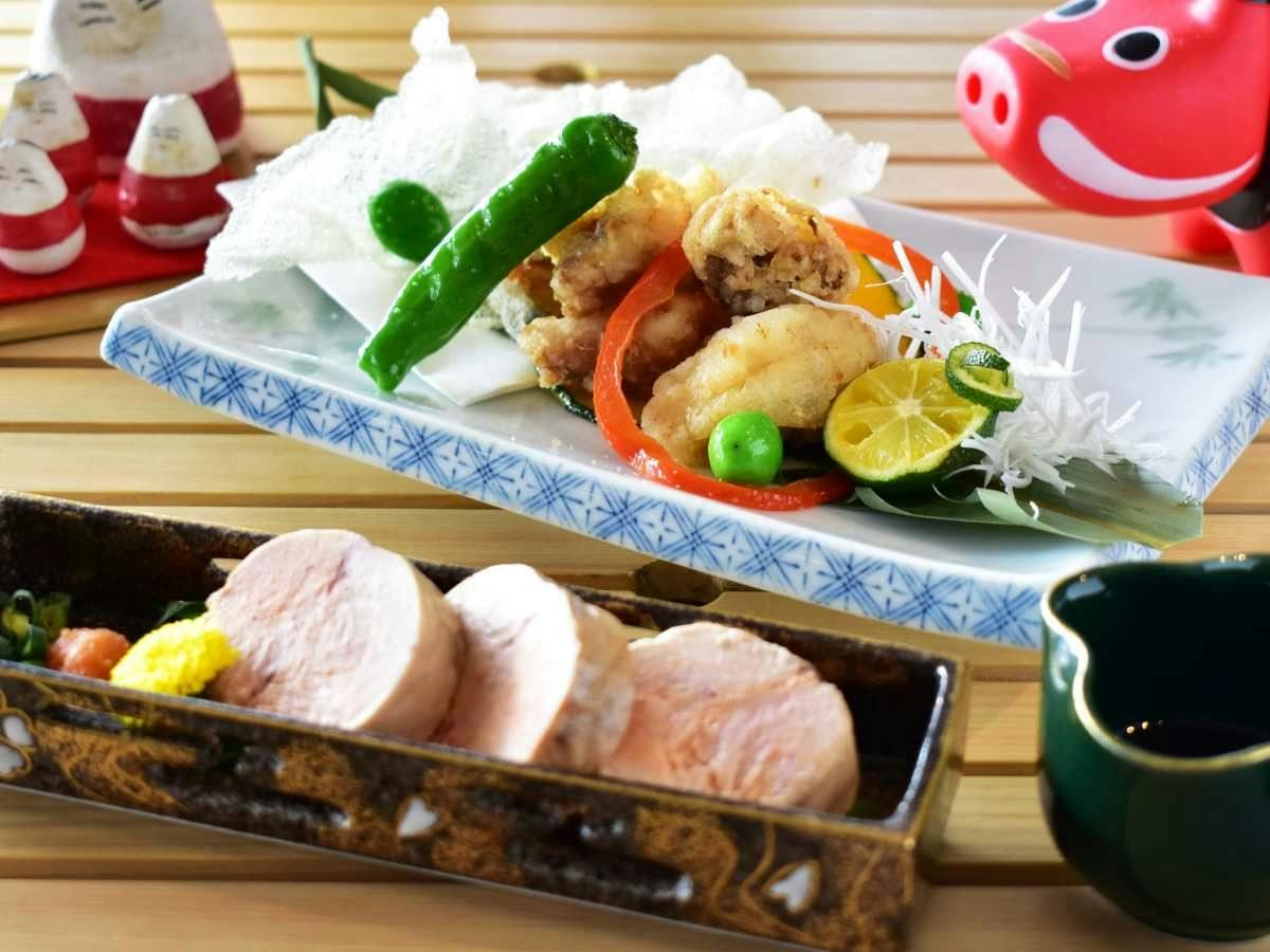 【夏・鮟鱇（あんこう）】福島県常磐沖から水揚げされる高級魚／鮟鱇唐揚げとあん肝付き＜夕朝食付＞
