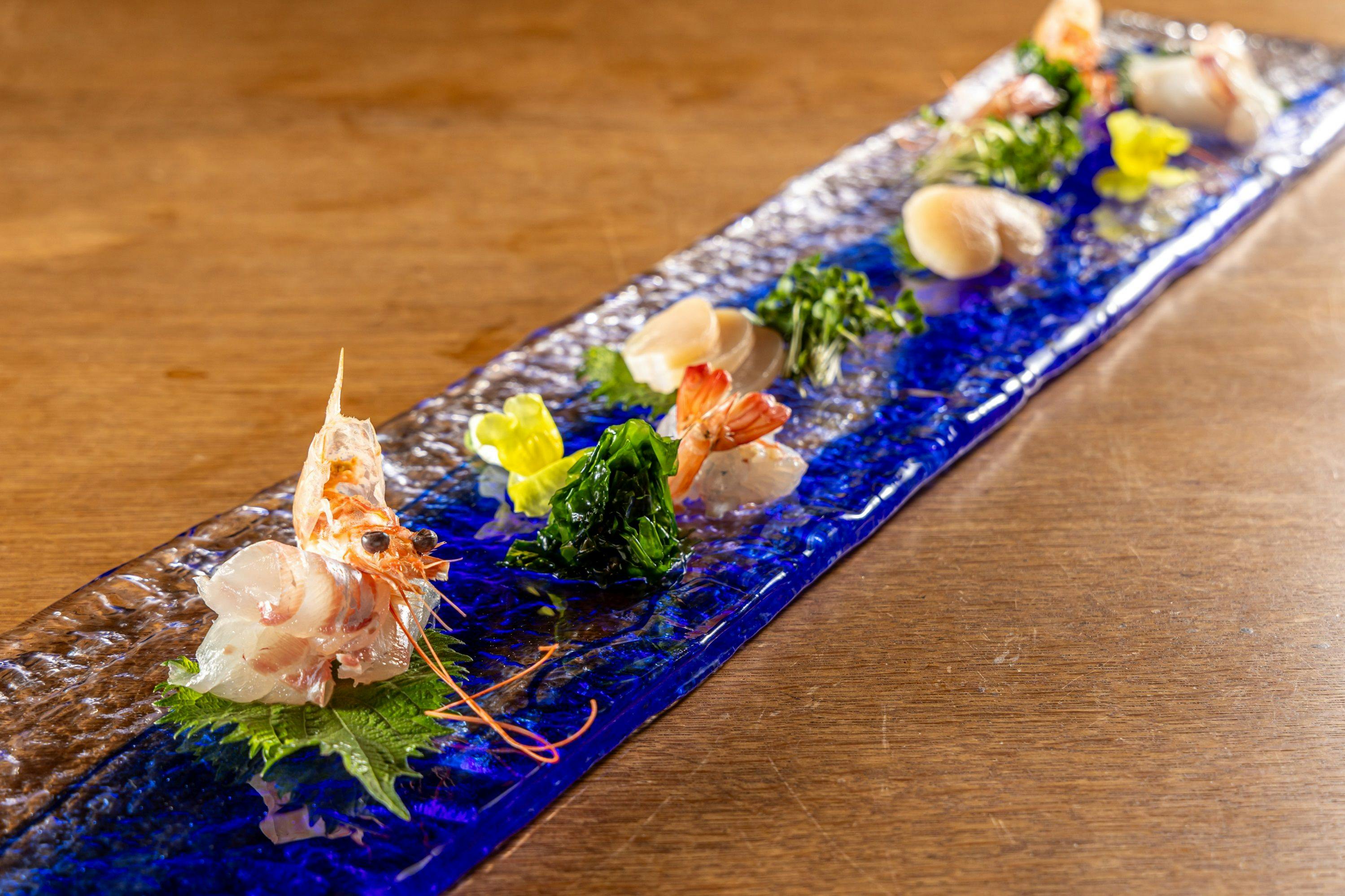 ซาชิมิอาหารทะเลเซโตะอุจิ