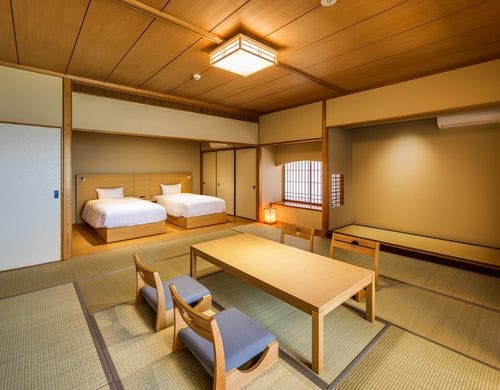 シンプルな和室でゆったりお過ごし頂けます