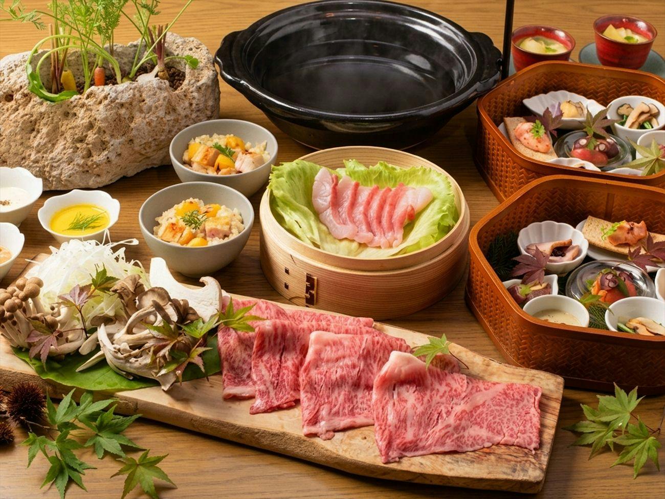 【直前割｜2食付｜部屋食】鉄板焼き・3種の鍋から選ぶ　ープライベート空間で味わう信州の恵みー