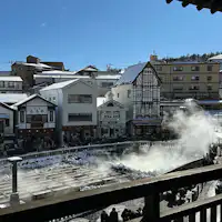 鈴蘭・溫泉煙景觀(冬)