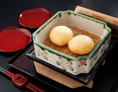 女将の手作りまんじゅう