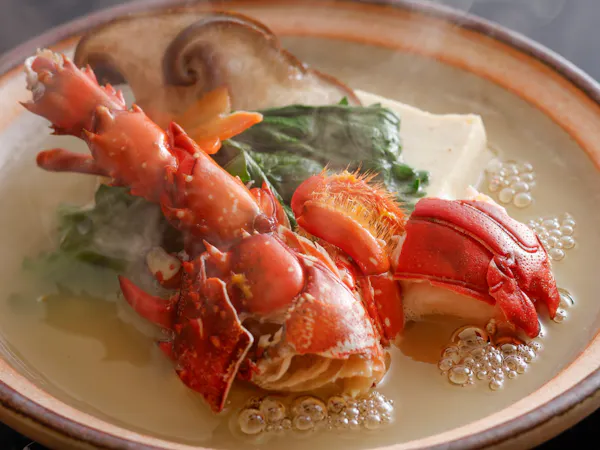 【特別会席】料理長イチオシ! 伊勢海老&鮑&松阪牛の饗宴 3大食材を味わう会席
