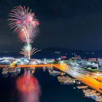 여름 도바 연속 불꽃놀이 ‘사다하마’
